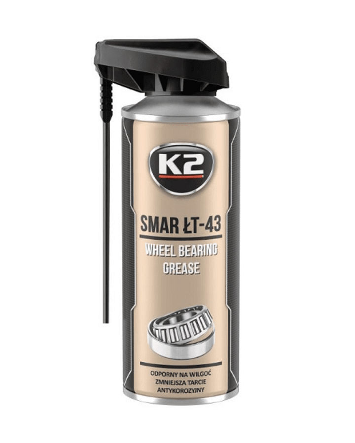 K2 SPREJ MAST ZA LEŽAJEVE LT43 WHEEL BEARING GREASE SPRAY (400 ML)